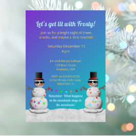 フロスティとライトアップしよう 招待状