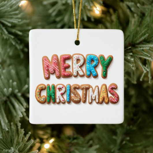 フロスティッドクッキー メリークリスマス オーナメント (ツリー)