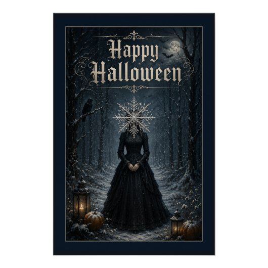 フロスティッド・ミッドナイト・ハロウィーンの魔女 ポスター (正面)