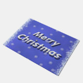 フロスティメリークリスマス3D ドアマット (アングル)
