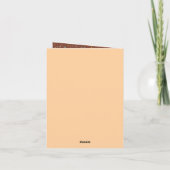 フロスティングはどこ？グリーティングカード カード (裏面)