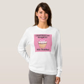 フロスティング付きママおばあちゃんTシャツ Tシャツ (正面フル)
