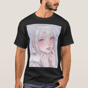 フロスティード・フェアリーテイル: 美しい銀髪の少女と私 Tシャツ
