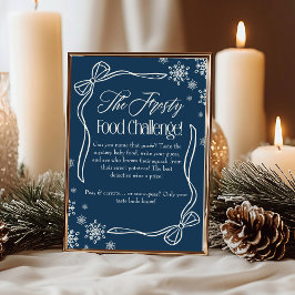 フロスティーボウブルー ベビーフードチャレンジゲームサイン 招待状