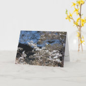 "フロスティー・パインズ" クリスマスカード カード (黄色い花)