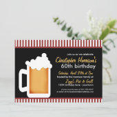 フロスティー・マグ 60歳の誕生日招待状 招待状 (スタンド正面)