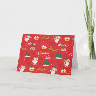 フロスティ - みんなが好きな雪だるまの模様 シーズンカード