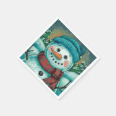フロスティ・ザ・スノーマンの紙ナプキン スタンダードカクテルナプキン (角)