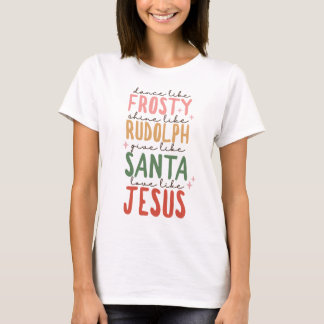 フロスティ ルドルフ サンタ ジーザス クリスマス Tシャツ