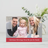 'フロステッドジョイ' （ルビー）ホリデーカード シーズンカード (スタンド正面)