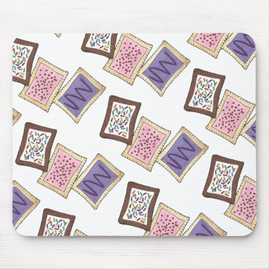 フロステッドトースターペストリーブレックファーストジャンクフードグルメ マウスパッド (正面)