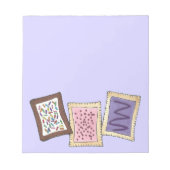 フロステッドトースターペストリーベーカリーブレックファーストペストリー ノートパッド (正面)