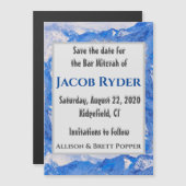 フロステッドマウンテン磁気セーブザデートカード (正面/裏面)