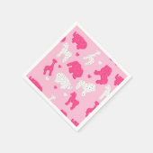 フロステッド動物クッキー誕生日パーティナプキンス スタンダードカクテルナプキン (角)