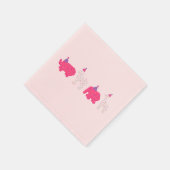 フロステッド動物クッキー誕生日パーティナプキン スタンダードカクテルナプキン (角)