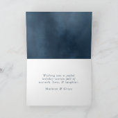 フロステッド平和海軍の水色の非写真 シーズンカード (内部)