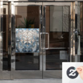 フロステッド幾何調和 ウィンドウサイン (オフィスドア)