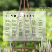 フロステッド・アクリル系座席表記号 アクリルサイン