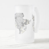 フロステッド・ビールマグ:バッファロー走ズ・オン・ザ・ フロストグラスビールジョッキ (正面右)