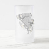 フロステッド・ビールマグ:バッファロー走ズ・オン・ザ・ フロストグラスビールジョッキ (中央)