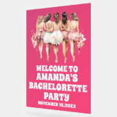 フロステッド・マゼンタ・アクリルバチェロレッテウェルカムサイン アクリルサイン (傾斜)