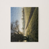 フロストで覆われたゴルフコース ジグソーパズル (縦)