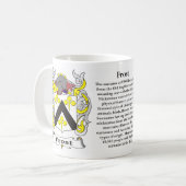 フロストの家紋のマグ コーヒーマグカップ (正面左)