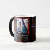 フロストの深紅色の変形させるマグ モーフィングマグカップ (正面左)