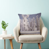 フロストは木および塀、コロラド州を覆いました クッション (椅子)