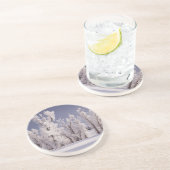 フロストは木および塀、コロラド州を覆いました コースター (側面)