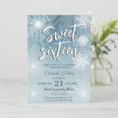 フロストウィンターワンダーランド雪の結晶の甘い16 招待状 (スタンド正面)