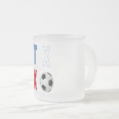 フロストガラス マグカップ TEXAS スポーツ (正面右)