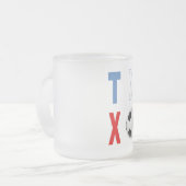 フロストガラス マグカップ TEXAS スポーツ (正面左)