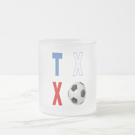 フロストガラス マグカップ TEXAS スポーツ (中央)