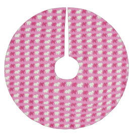 フロストサーカス動物のクッキーのクラッカーが振りかける ブラッシュドポリエステルツリースカート