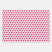 フロストサーカス動物のクッキーのクラッカーが振りかける ラッピングペーパーシート (正面3)