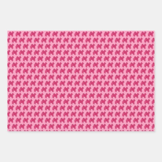 フロストサーカス動物のクッキーのクラッカーが振りかける ラッピングペーパーシート (正面)