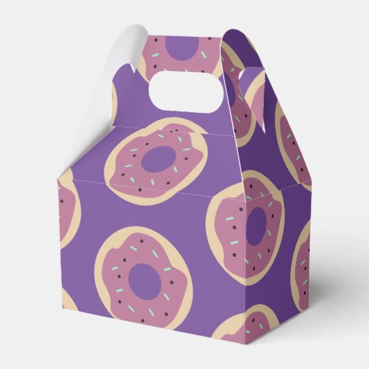 フロストドナツハロウィーンスプリンクルパーティーの好意ボックス フェイバーボックス (正面サイド)