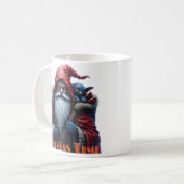 フロストバイトサンタと悪戯好きのエルフ コーヒーマグカップ (正面左)