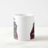 フロストバイトサンタと悪戯好きのエルフ コーヒーマグカップ (中央)