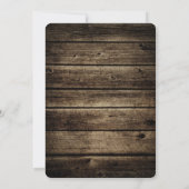 フロストバイトバーンウッドウィンターウェディング招待状 招待状 (裏面)