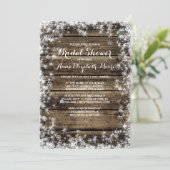 フロストバイトバーンウッドウィン素朴ターブライダルシャワー 招待状 (スタンド正面)