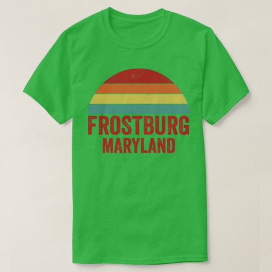 フロストバーグメリーランド Tシャツ (デザイン正面)