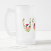 フロストビールマグ：中を見る フロストグラスビールジョッキ (左)