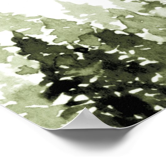 フロストブルーフランネルパインベビーベビーシャワーへようこそ ポスター (角)