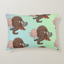 フロストベビーのアクセント枕子供部屋またはプレイルーム