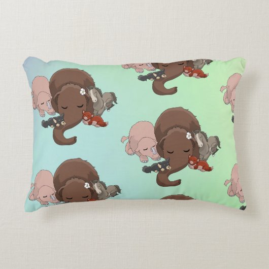 フロストベビーのアクセント枕子供部屋またはプレイルーム アクセントクッション (正面)