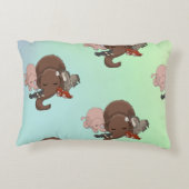 フロストベビーのアクセント枕子供部屋またはプレイルーム アクセントクッション (裏面)