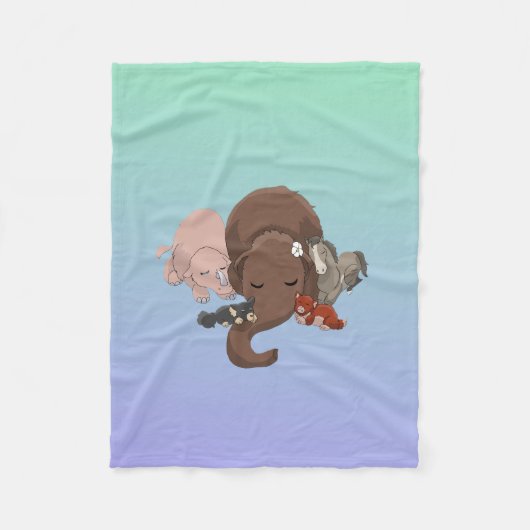 フロストベビーフリースブランケットのための子供と10代アリ フリースブランケット (正面)