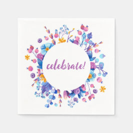 フロストベリーウィンターパーティー スタンダードカクテルナプキン